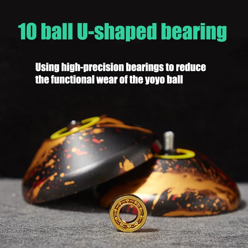 K2 Crystal Yo-Yo - Dual Purpose Responsive for Beginners - Unresponsive Bearing
