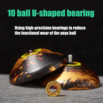 K2 Crystal Yo-Yo - Dual Purpose Responsive for Beginners - Unresponsive Bearing