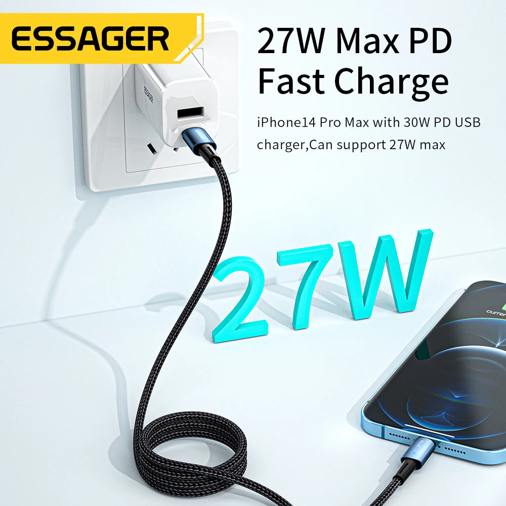 20W Fast Charging C Cable for iPhone 14-11 Pro Max