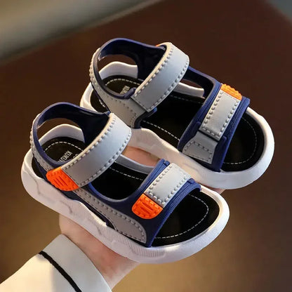 Kinder-Sommer-Jungen-Ledersandalen
