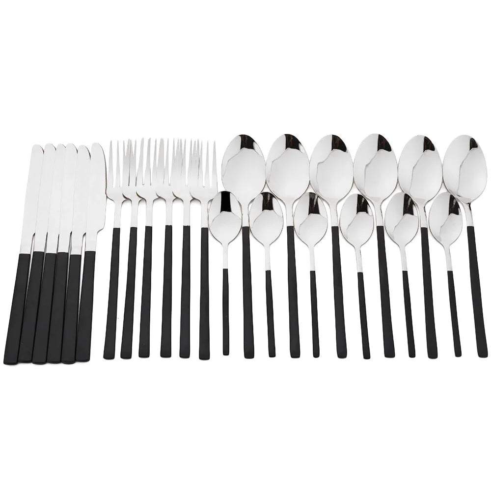 Ensemble de vaisselle étoile en acier inoxydable