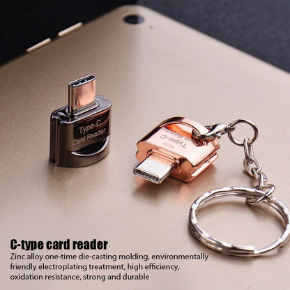 Lecteur de carte USB 3.1 Type-C vers Micro-SD/TF