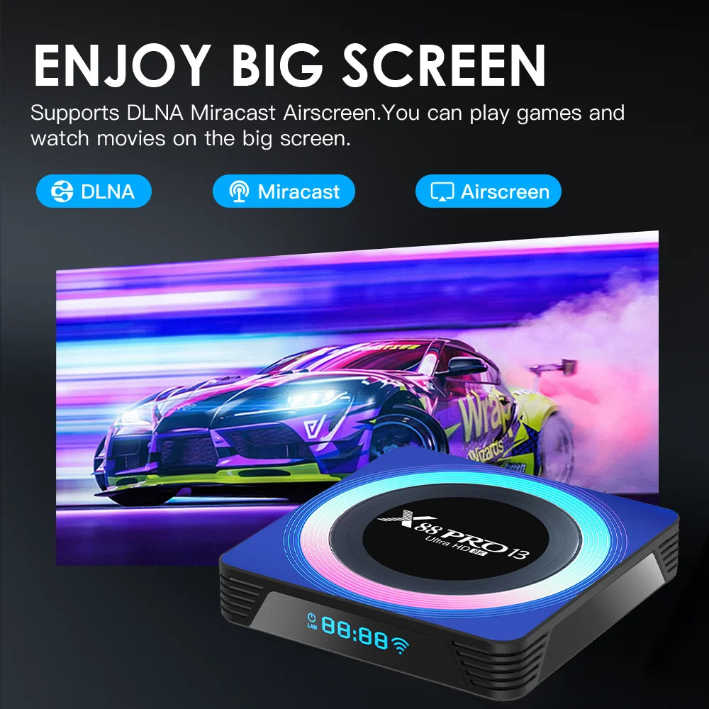 Boîtier Smart TV RK3528 - Android 13, Quad Core, Double WiFi6