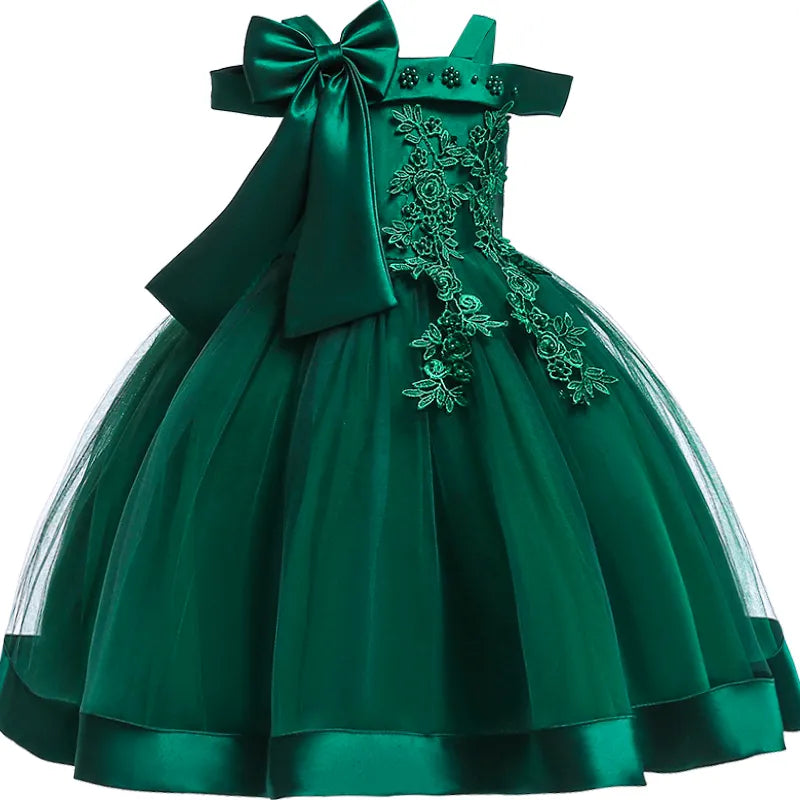 3-10 Years Kids Christmas Party Dresses For Girls