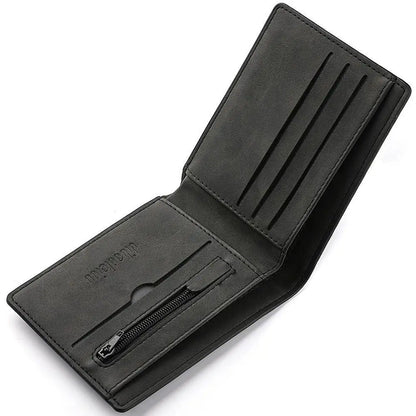 Large-Capacity Folding PU Leather Wallet