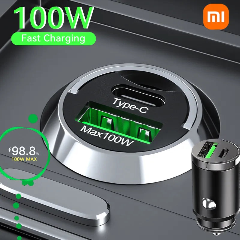 car charger, fast charging, type c charger, 100w charger, usb type c charger, usb charger, usb c charger, fast charging car charger, c charger