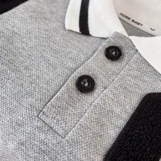 Ensembles de survêtements à col rabattu pour enfants