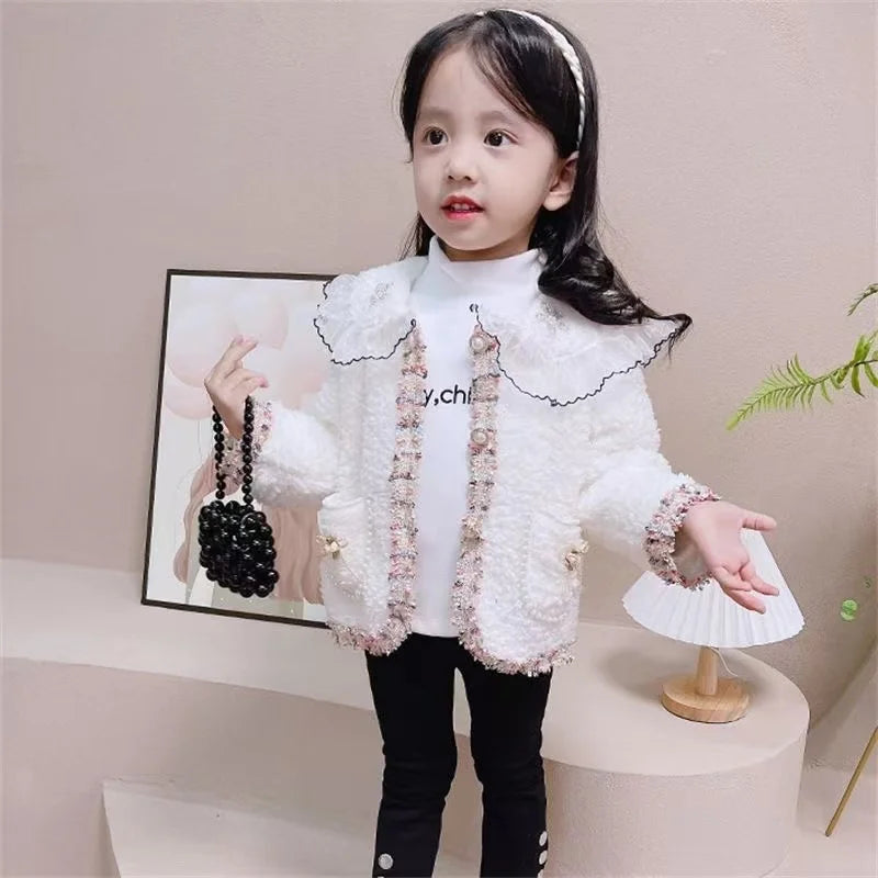 Girls' Winter Fur Coat