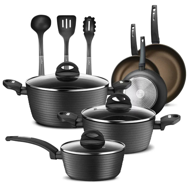 Cookware Set 3-Piece Pots and Pans