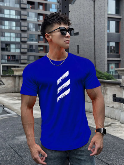 Short Sleeve Muscle Workout T Shirt