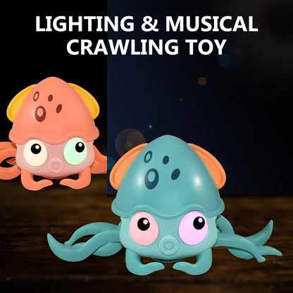 Musical Crawling Crab & Octopus Toy
