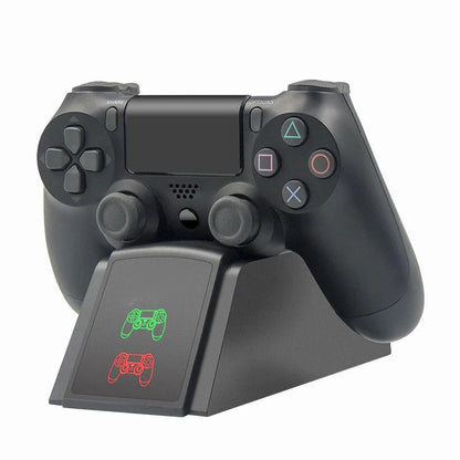 PS4 Controller Fast Charging Dock Station Dual Charger Stand  Status Indicator for Play Station 4/PS4 Slim/PS4 Pro