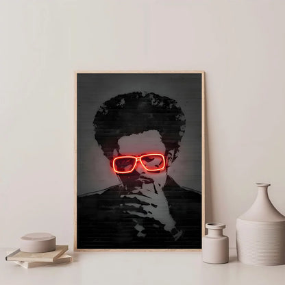 Hip Hop Singers Abstract Wall Art Paintings