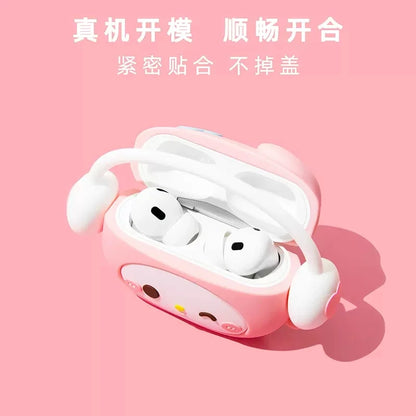 Étui AirPods en silicone Hello Kitty Kuromi Melody