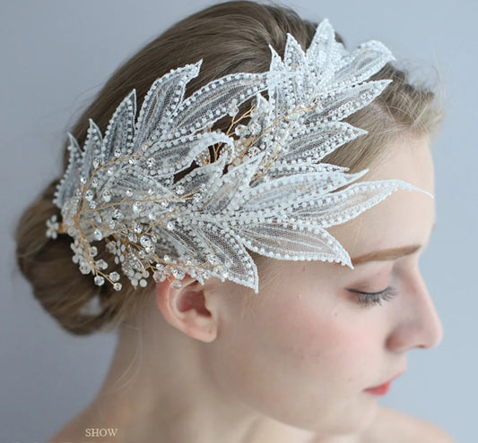 Braut-Haarnadel mit Kristallperlen