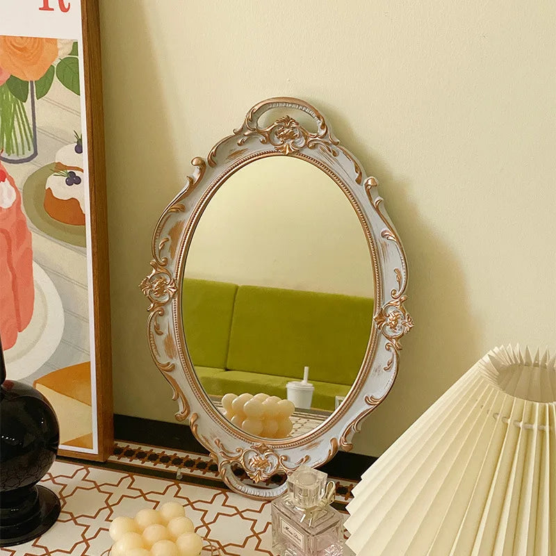 Retro Plastic Mirror Tray