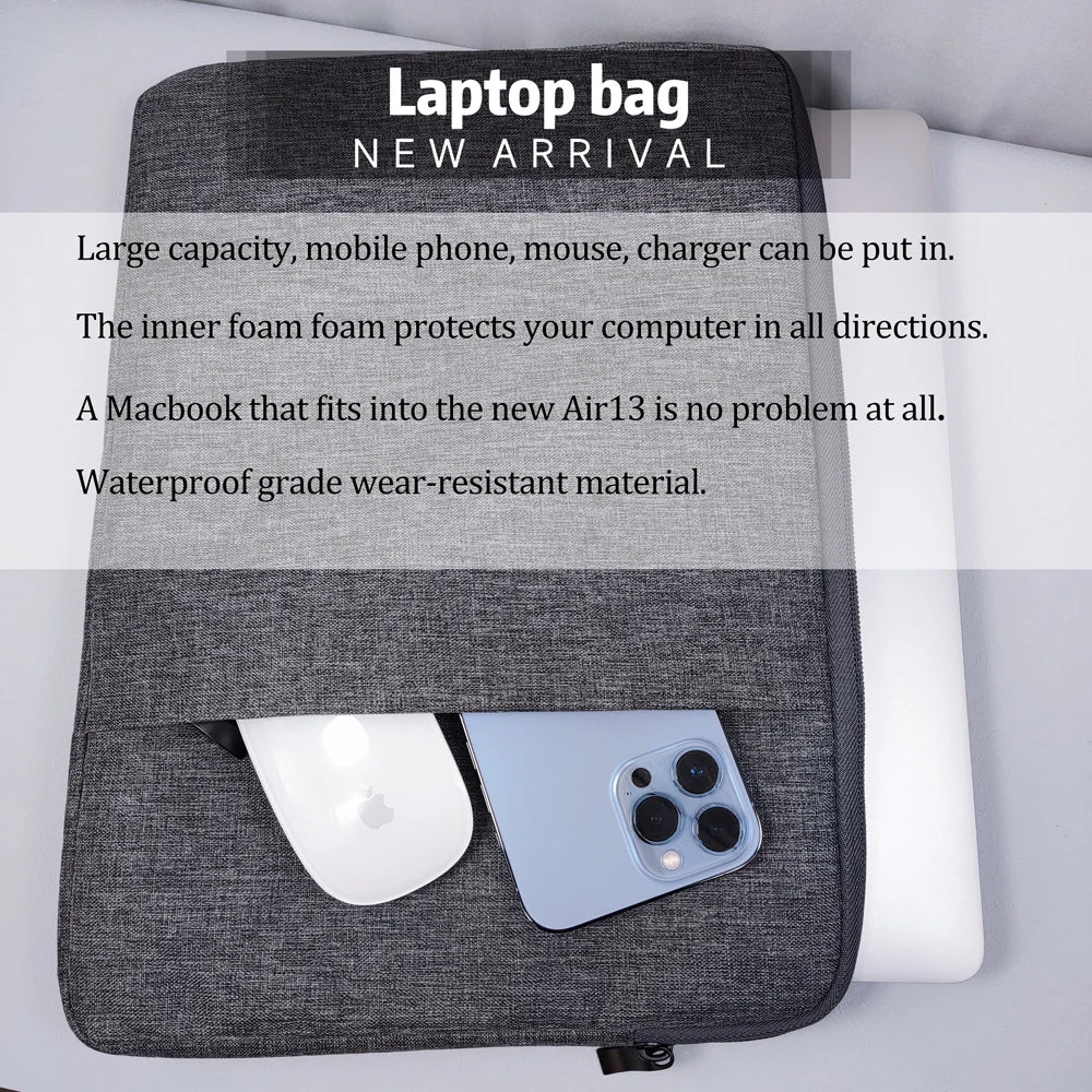 Jeans-Laptoptasche für MacBook Air M2/Pro M1