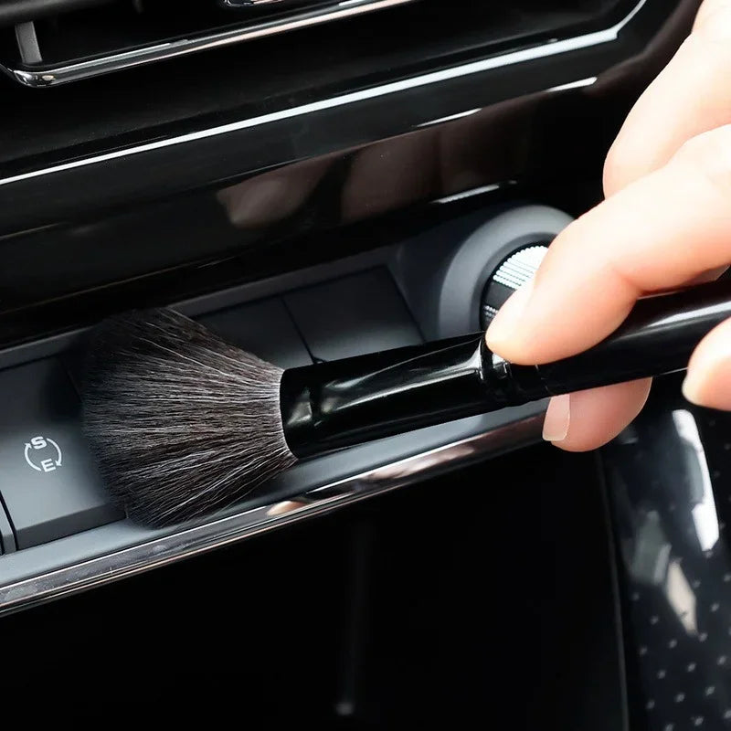 Brosse de détail de voiture en fibre super douce – Dépoussiérage électrostatique