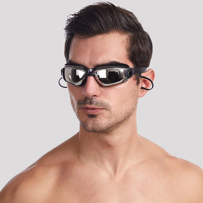 Professional Waterproof Plating Swim Goggles for Adults - Anti-Fog