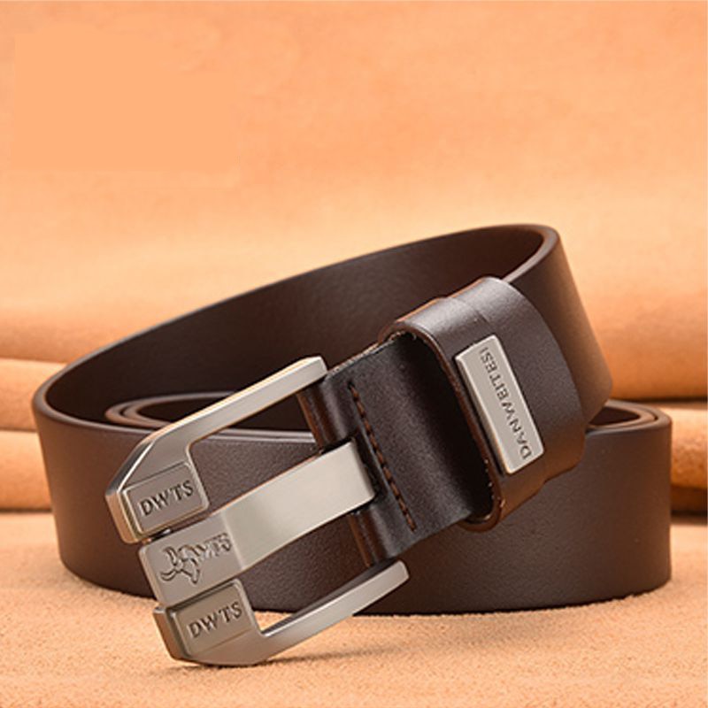 Ceinture en cuir véritable pour hommes