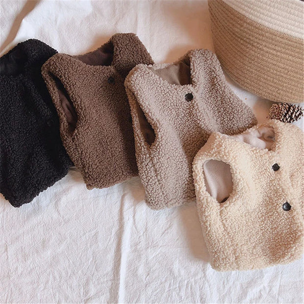 Cozy Baby Lamb Wool Vest
