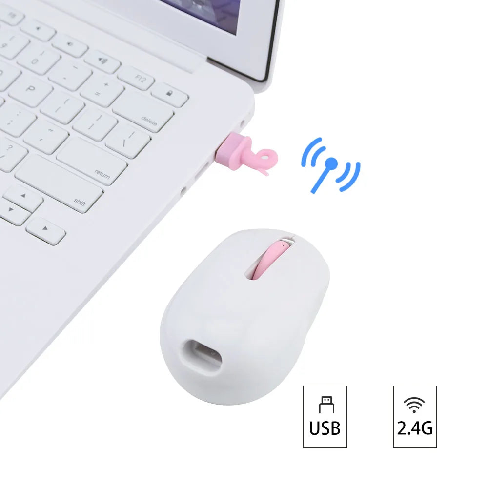 Adorable 3D Cartoon Wireless Mouse