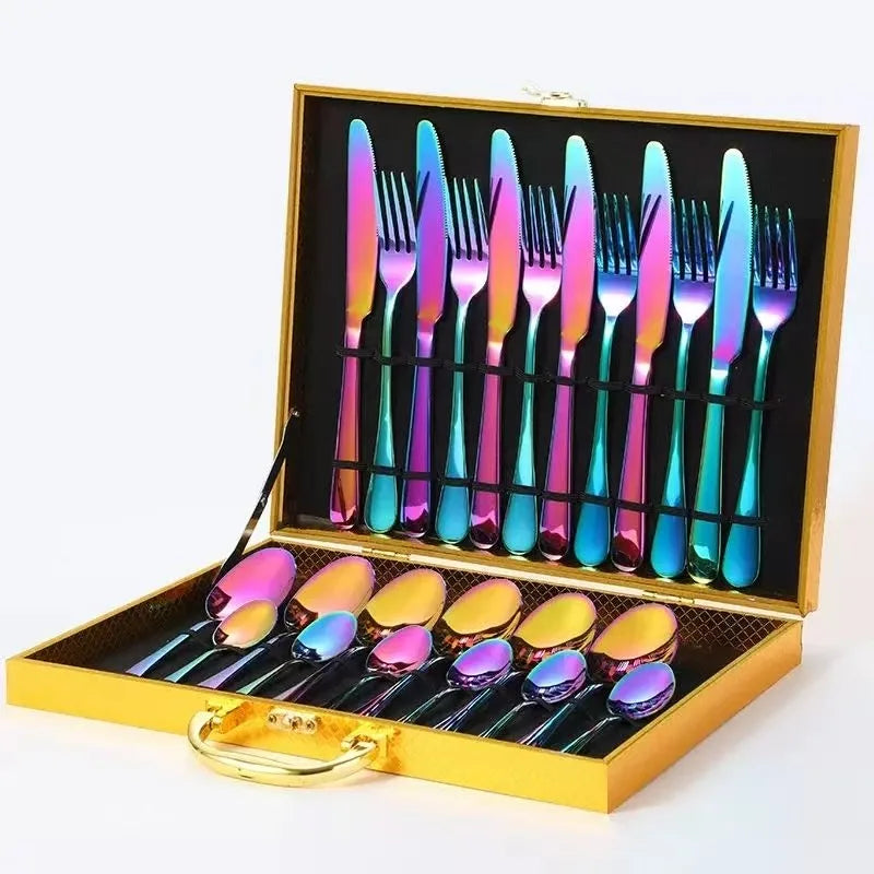 Stainless Steel Western Tableware Set