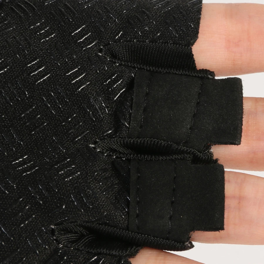 Ice Silk Half-Finger Gloves - Breathable Anti-Slip Cycling & Gym Gear