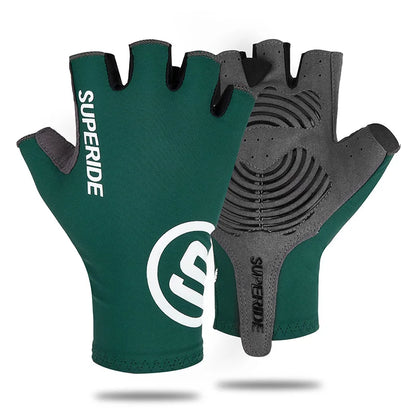 Shockproof Half-Finger Cycling Gloves - Anti-Sweat Padded Bike Gear