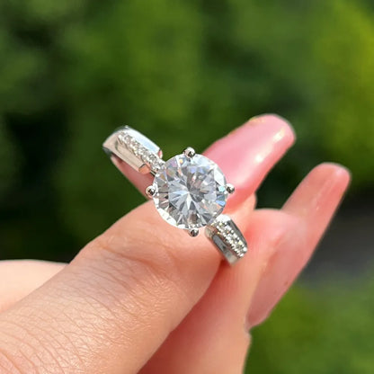 Silver/Gold Engagement Rings for Women