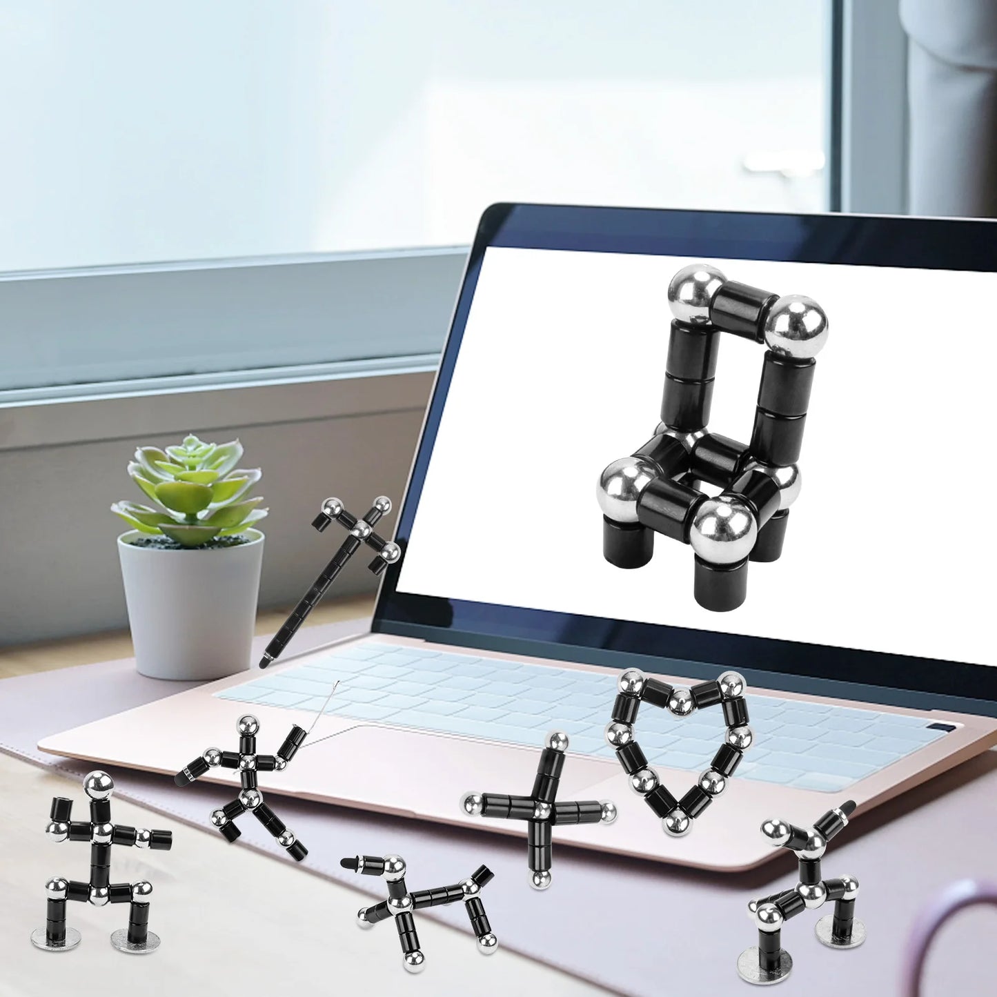 Stylo magnétique multifonction – Cadeau anti-stress 