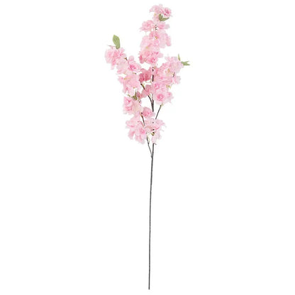 Cherry Blossom Silk Branch - 80cm Imitation Flower for Wedding & Home Decor