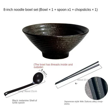 Large Japanese Ramen Bowls for Noodle Soup