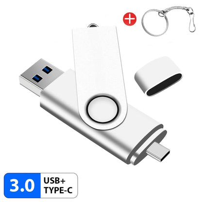 Multifunctional OTG Type-C USB Flash Drive - 32GB to 128GB
