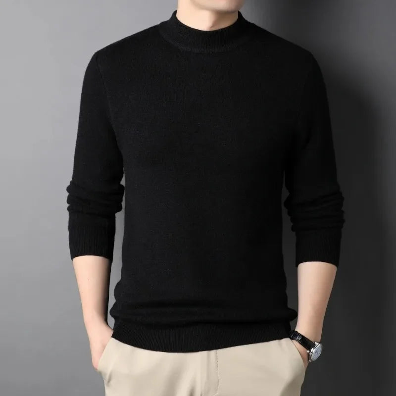 Men's Knitted Turtleneck Sweater