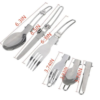 14-teiliges Camping-Kochgeschirr-Set