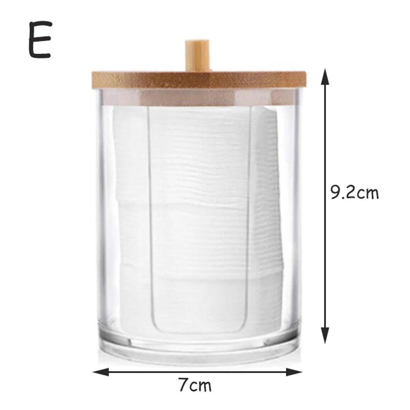 Boîtes de rangement en plastique avec couvercles maquillage