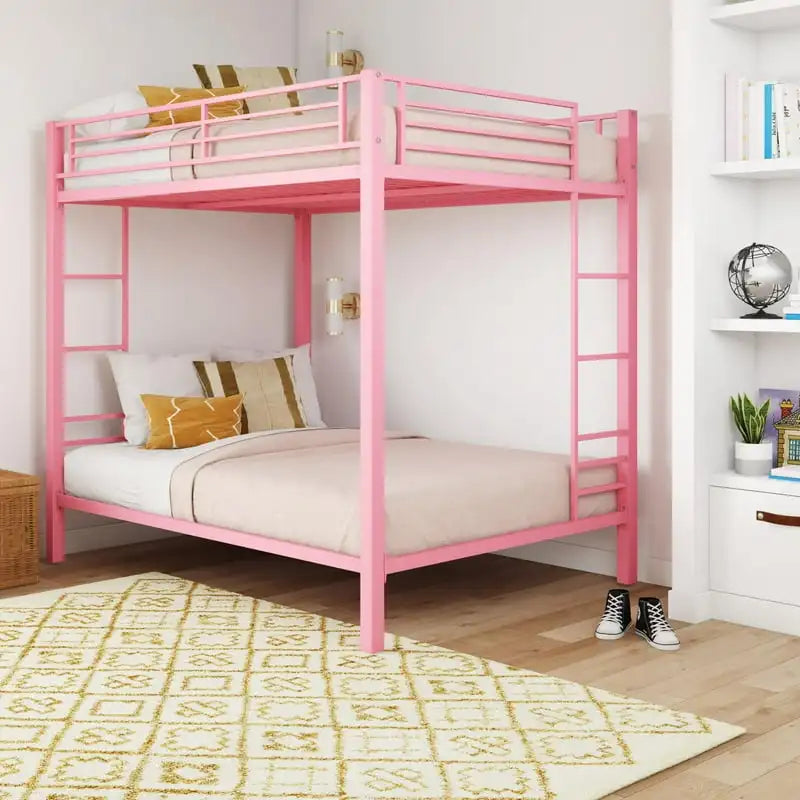 White Twin Over Bunk Bed