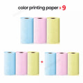 9pcs Colorful Paper