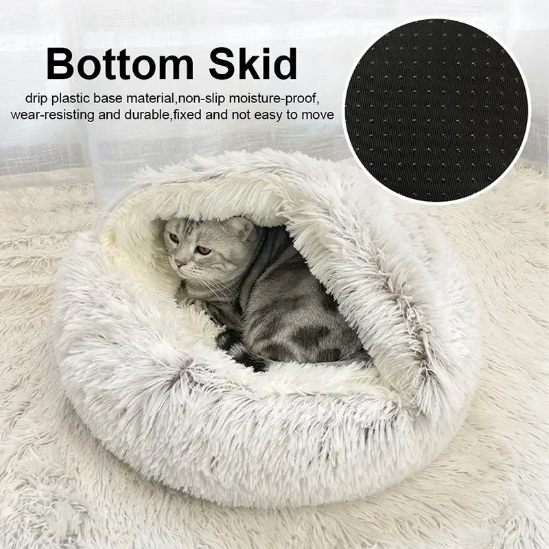 Cozy 2-in-1 Cat Bed