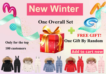 Real Fur Hooded Baby Winter Set