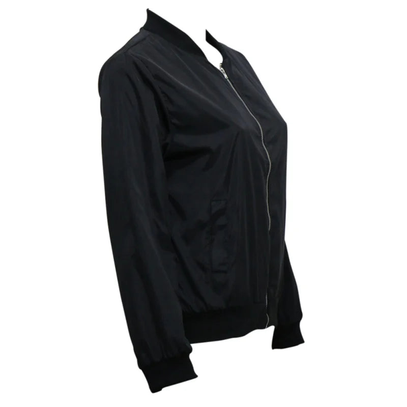 Women's Thin O-Neck Jacket - Spring & Autumn