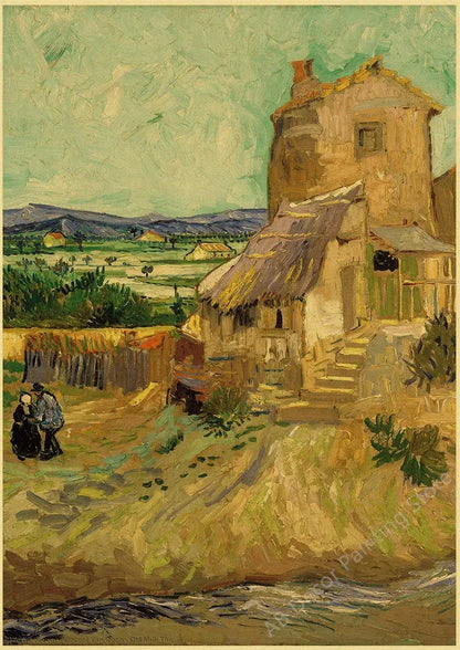 Impression sur toile sans cadre La nuit étoilée de Van Gogh