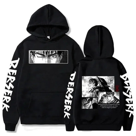 Bersker Anime Harajuku Unisex Kapuzenpullover