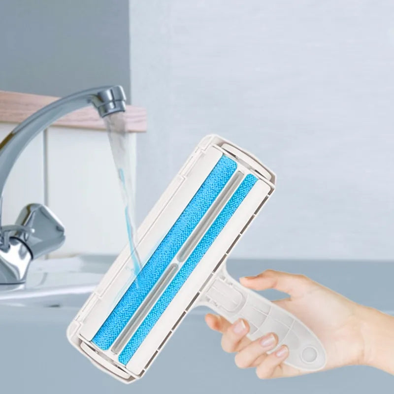 One-Handed Pet Hair Remover Self-Cleaning Roller
