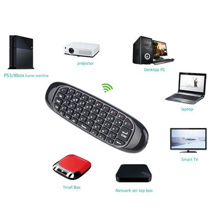 Télécommande intelligente RF 2,4 G avec souris Air et clavier rétroéclairé pour Android TV Box