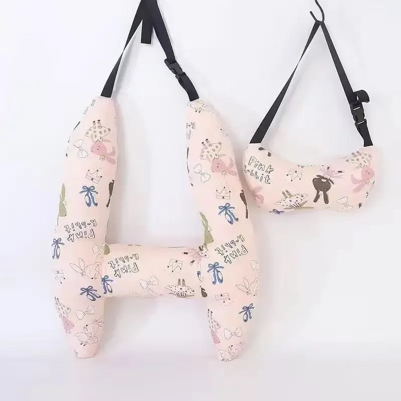Coussin de soutien du cou pour enfant à motif animal mignon