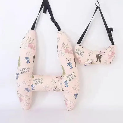 Coussin de soutien du cou pour enfant à motif animal mignon