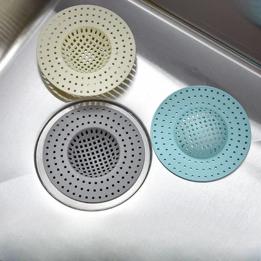 Plastic Kitchen Sink Filter Strainer - Hair Catcher & Waste Collector for Floor Drains