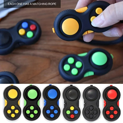 Fidget Pad avec 8 fonctions - Jouet cube anti-stress